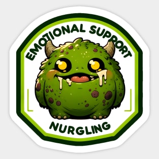 Emotional Support Nurgling Sticker